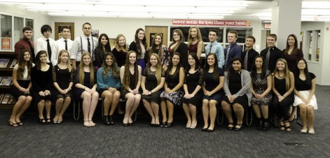 14 students of academic excellence, dedication inducted into National Honor Society