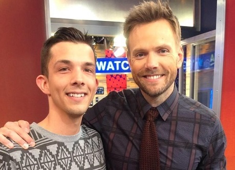 Phil met television personality and host of The Soup,  Joel McHale, this past July.