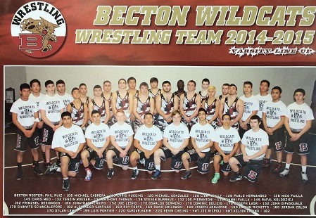 The 2014-2015 Becton Wrestling Team