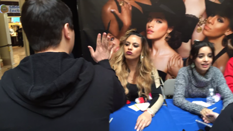 CEV staff members meet new pop group Fifth Harmony