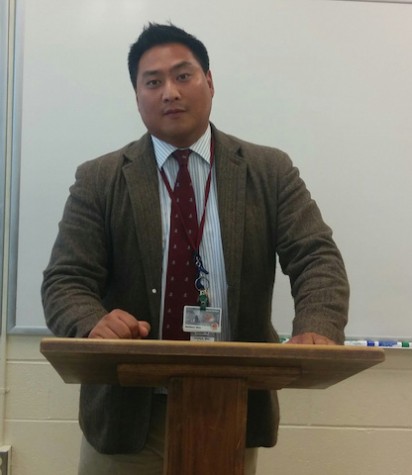 English Teacher Mr. Shin is debate coach for 2015-2016 season