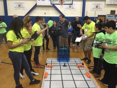 Becton Robotics Club referees middle school tournaments