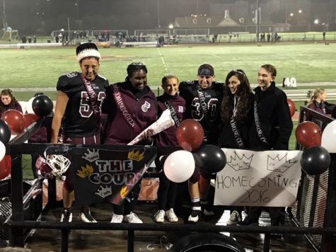 The 2016-2017 Homecoming Court includes Luis Pontier, Tamia Anderson, Zoe Rose, Joe Lesho, Ciara Morin and Ryan Strauss.