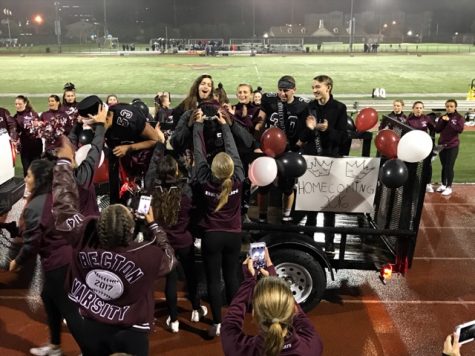 Louis Ponteir and Tamia Anderson are crowned King and Queen.