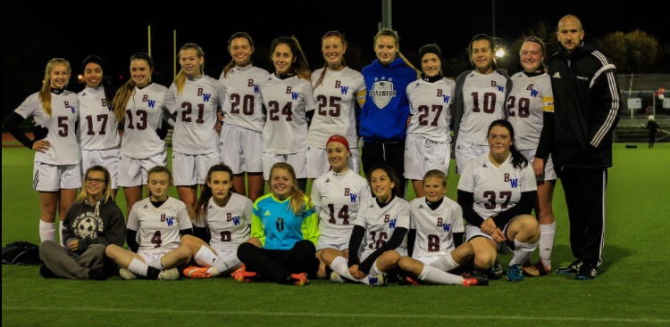 The 2016-2017 Becton Girls Soccer Team wins the NJIC Meadowlands Conference.