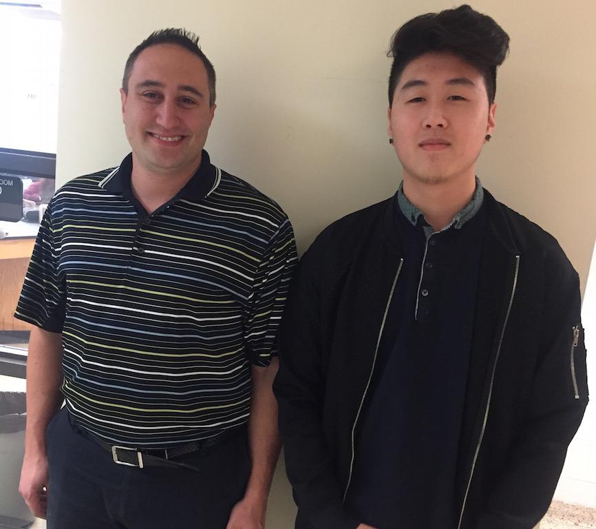 Coach Cantatore and Senior Andrew Park are ready to begin the season.