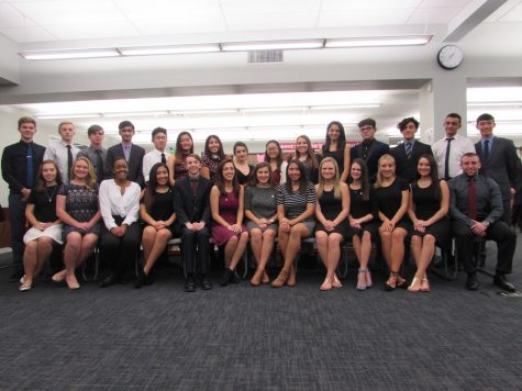 Twenty-five Becton students inducted into National Honor Society