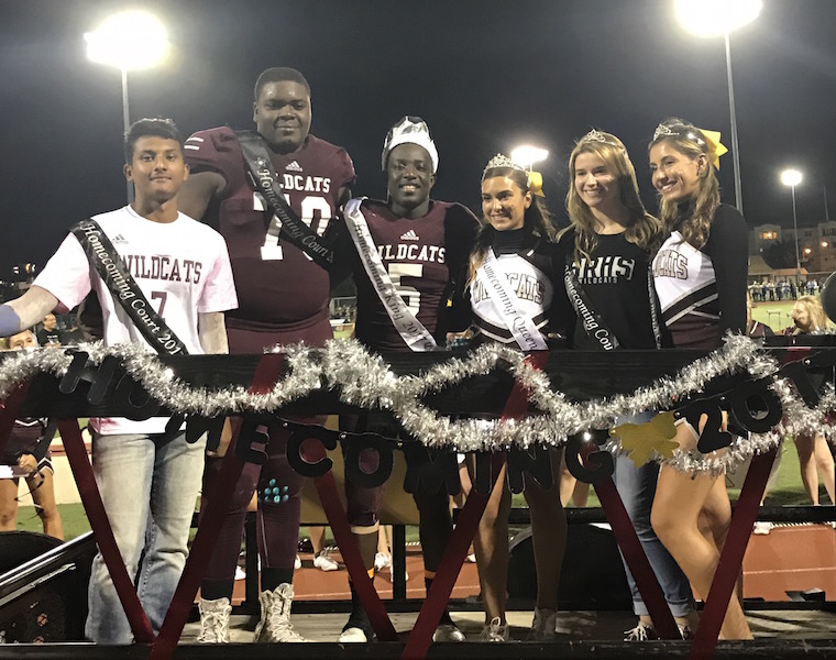 The 2017-2018 Becton Homecoming Court