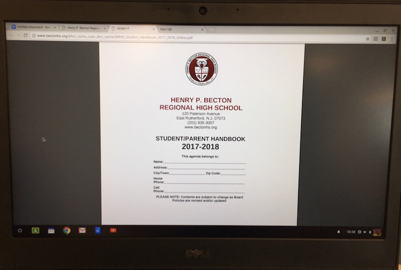 A digital version of the Becton Student/Parent Handbook can be found on the Becton website.