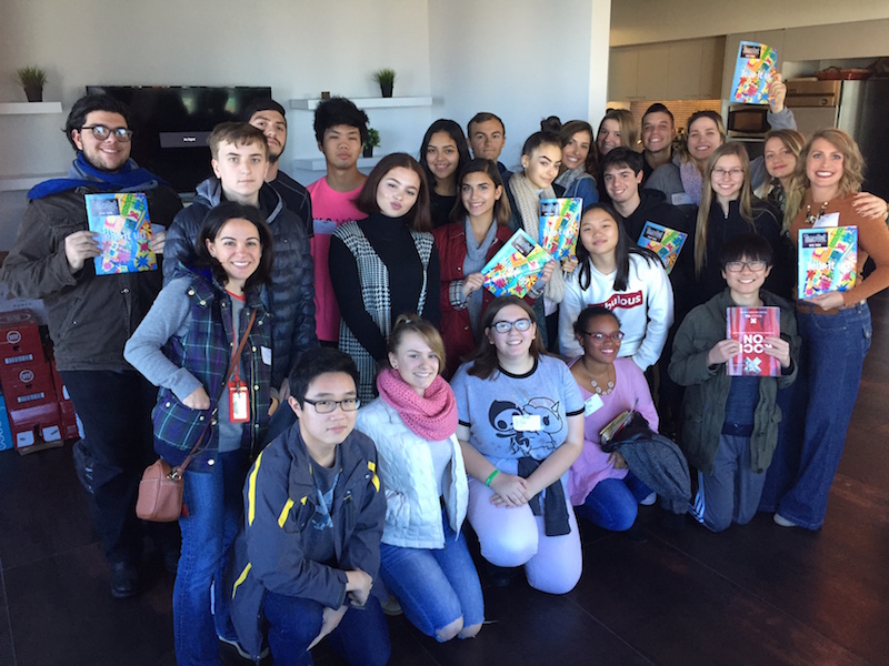 At the conclusion of the trip, all students received an issue of the magazine.