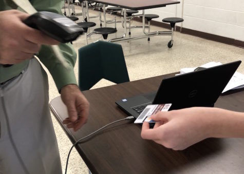 Turnstile check-in tool automatically records student tardies