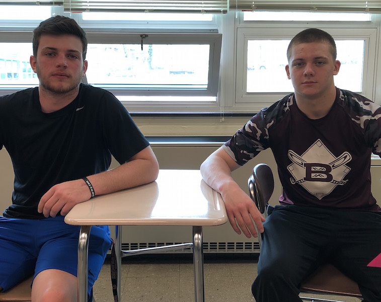 Baseball captains Michael Bolwell and Joseph Emerson agree that whether or not it’s a physical or a mental contribution, each is equally important when playing as part of a team.