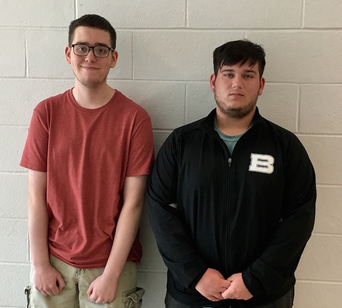 Juniors Justin Wojna and David Brizzolara will be representing Becton H.S. and the town of Carlstadt at this year's Boys State.