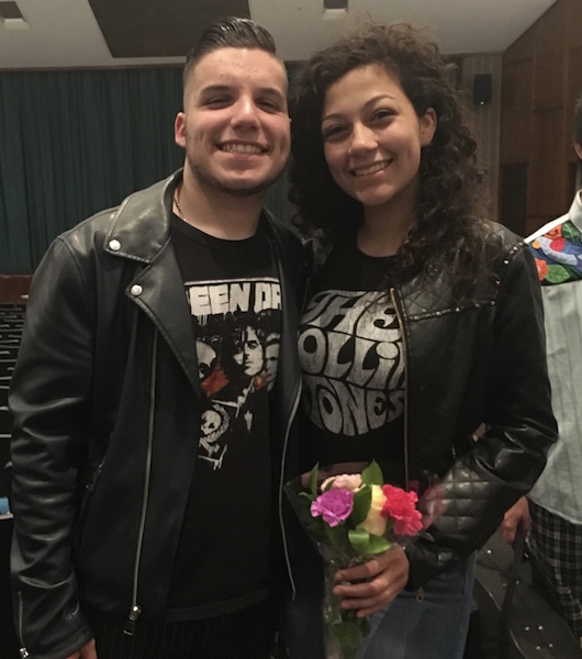 Seniors Tyler Koch and Gabriela Ocasio have participated in Becton's  music program throughout their high school career. 