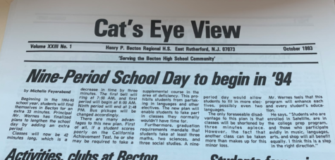 Nine-Period School Day to Begin in ’94