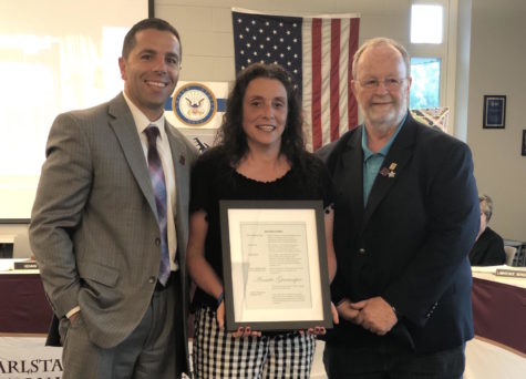 Athletic Director Mrs. Giancaspro is recognized as ‘AD of the Year’