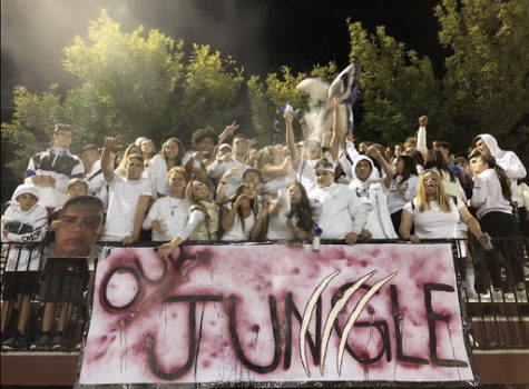 Becton students support Wildcats Football’s first home game of the 2019 season. Photo by Jenny Marcinkowski.