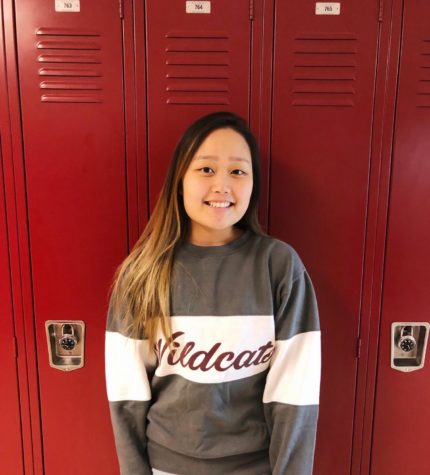Salutatorian Cecilia Kang has been chosen as the October Student of the Month