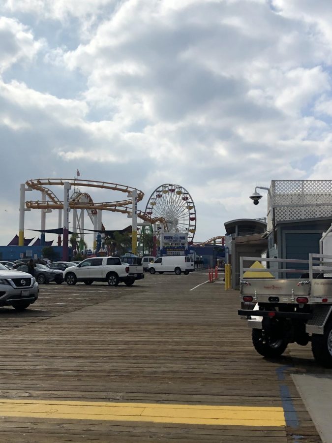 The Santa Monica pier is relaxing, but does not quite meet expectations. 