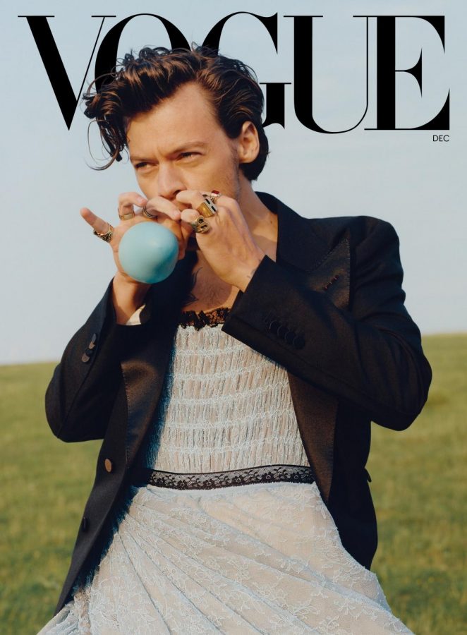 Musician Harry Styles wears a dress on the cover of Vogue causing a great debate across social media.