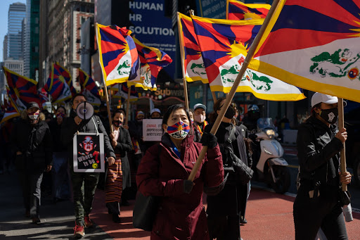 On March 10th, Tibetan women, men, and children flooded the streets in a roar against the unlawful occupation of their homeland Tibet and the authoritarian rule of the Chinese government.