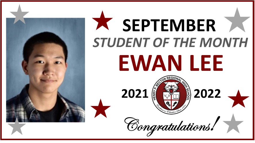 September Student of the Month: Ewan Lee