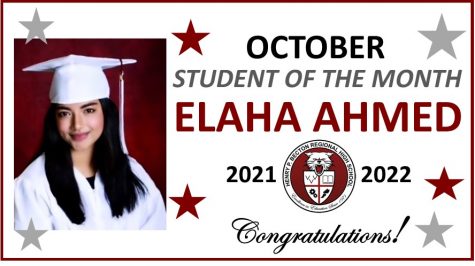 Elaha Ahmed: October Student of the Month 2021-2022