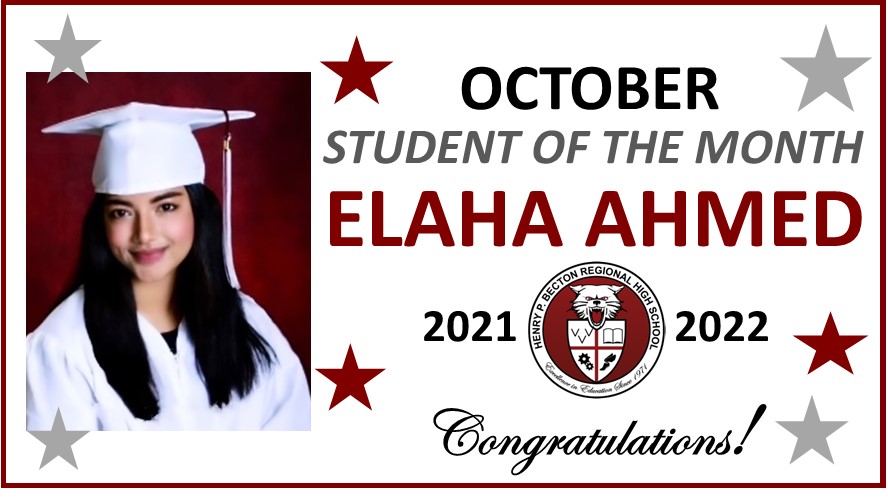 Elaha+Ahmed%3A+October+Student+of+the+Month+2021-2022