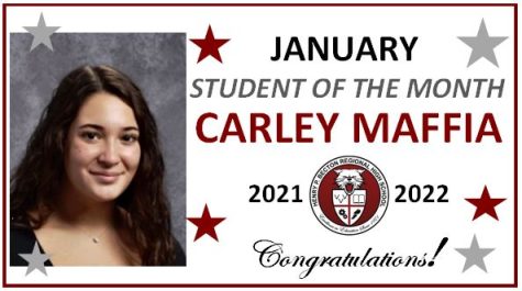 January Student of the Month: Carley Maffia