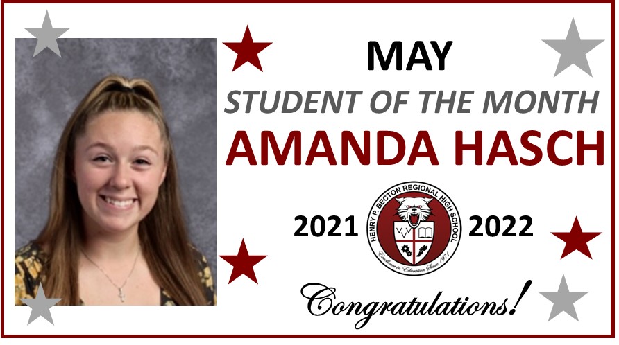 May Student of the Month: Amanda Hasch