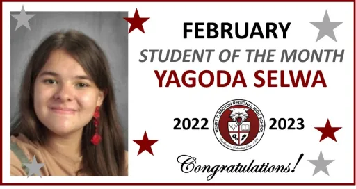 February's Student of the Month: Yagoda Selwa