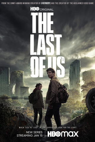 The main cover photo for The Last of Us, a mirror of the original cover art for the game franchise. 
