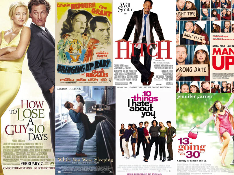 Some of the well-known rom-com movies!
