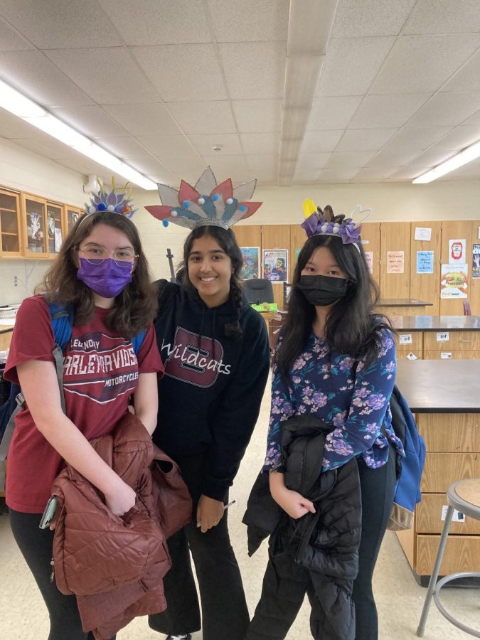 Students participating in Carnevale!
