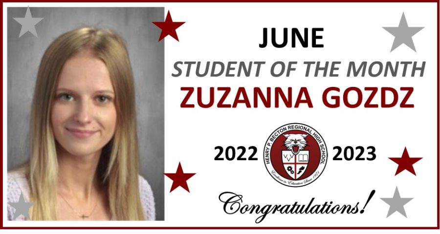 June Student of the Month: Zuzanna Gozdz