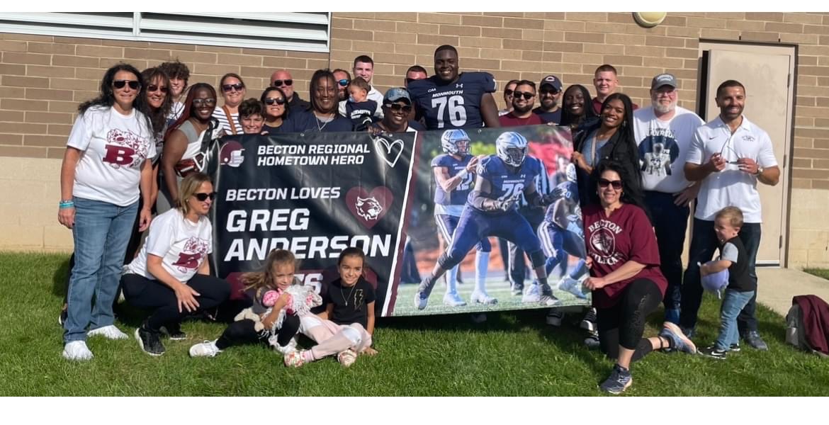 Becton supports alumni Greg Anderson!