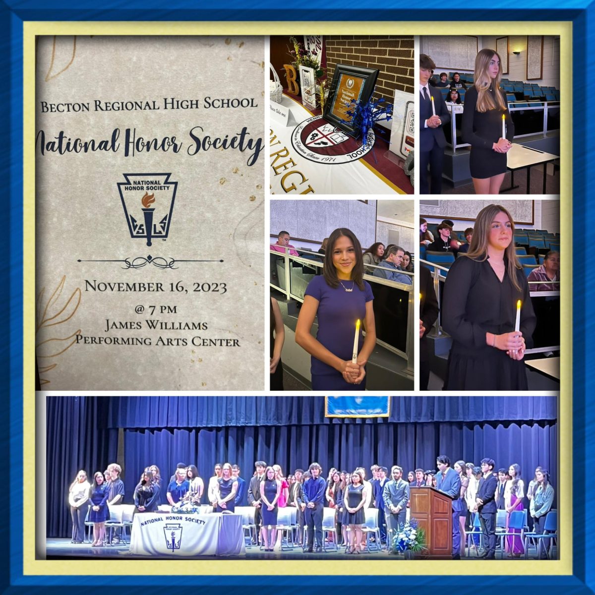 Becton Regional’s 2023-24 National Honor Society Induction: Largest Induction in Becton History!
