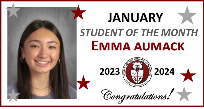 January Student of the Month: Emma Aumack