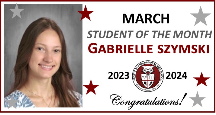 March Student of the Month: Gabrielle Szymski
