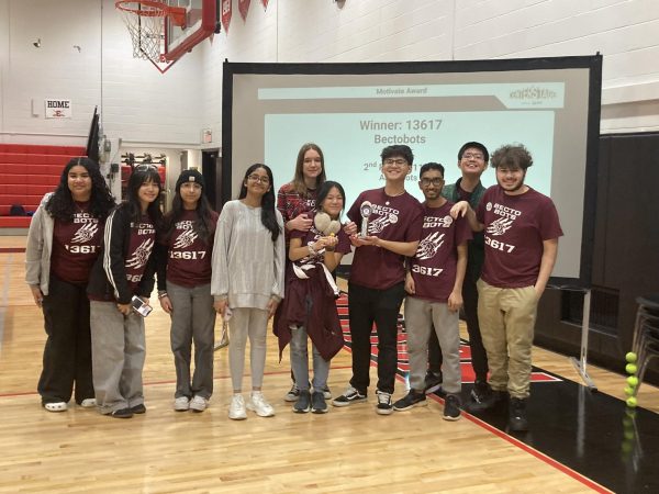 The BectoBots and their first trophy award in history! 