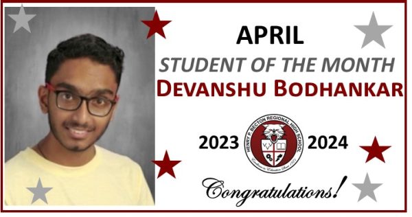April Student of the Month: Devanshu Bodhankar