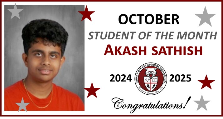 October Student of the Month: Akash Sathish