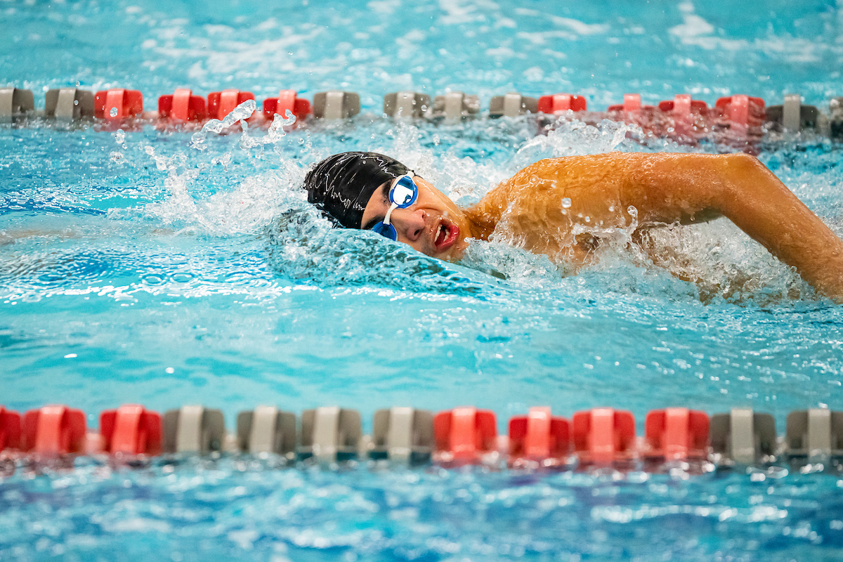 January 17, 2025 - Becton Regional HS Swimming vs Leonia - Photo by Dave Janosz