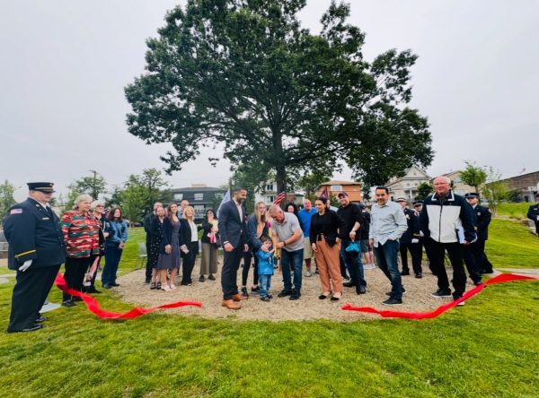 Becton Unveils Wellness Patio Oasis Honoring Alumni and Supporting Student Wellness