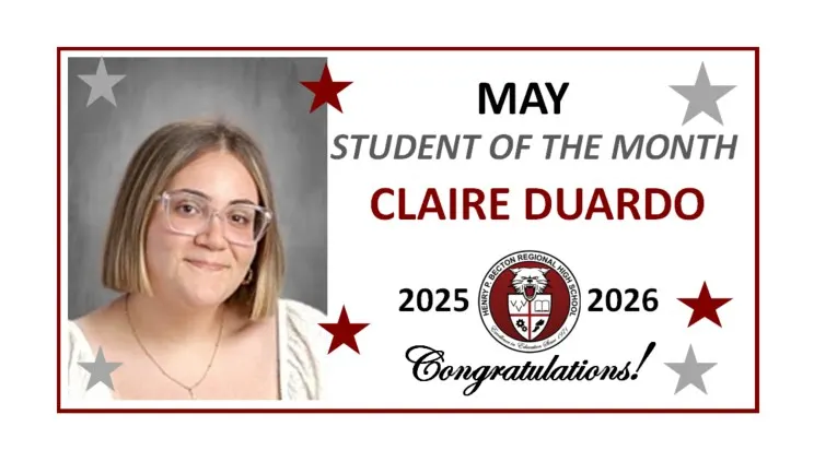 May Student of the Month: Claire Duardo